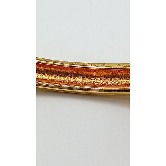 Swarovski Bangle Bracelet & Earrings Crystals & Faux Pearl Gold Tone Swan Mark - Picture 8 of 10